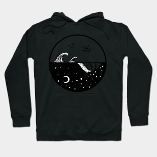 Sea & Mountain Circle Hoodie